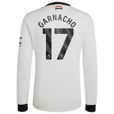 Manchester United FC Garnacho 17 Kolmas Pelipaita 2024-25 Jalkapallo Pelipaidat Peliasut(L/S)