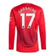 Manchester United FC Garnacho 17 Kotipelipaita 2024-25 Jalkapallo Pelipaidat Peliasut(L/S)