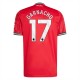 Manchester United FC Garnacho 17 Kotipelipaita 2025-26 Jalkapallo Pelipaidat Peliasut