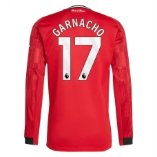 Manchester United FC Garnacho 17 Kotipelipaita 2025-26 Jalkapallo Pelipaidat Peliasut(L/S)