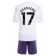 Manchester United FC Garnacho 17 Lasten Vieraspelipaita 2025-26 Jalkapallo Pelipaidat Peliasut