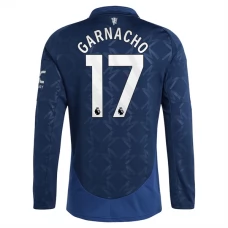 Manchester United FC Garnacho 17 Vieraspelipaita 2024-25 Jalkapallo Pelipaidat Peliasut(L/S)