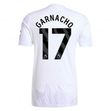 Manchester United FC Garnacho 17 Vieraspelipaita 2025-26 Jalkapallo Pelipaidat Peliasut