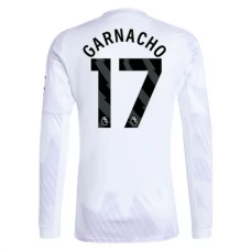 Manchester United FC Garnacho 17 Vieraspelipaita 2025-26 Jalkapallo Pelipaidat Peliasut(L/S)