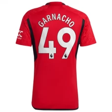 Manchester United FC Garnacho 49 Kotipelipaita 2023-24 Jalkapallo Pelipaidat Peliasut