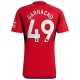 Manchester United FC Garnacho 49 Kotipelipaita 2023-24 Jalkapallo Pelipaidat Peliasut