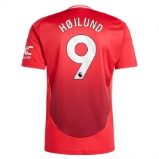 Manchester United FC Højlund 9 Kotipelipaita 2024-25 Jalkapallo Pelipaidat Peliasut
