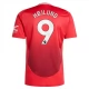 Manchester United FC Højlund 9 Kotipelipaita 2024-25 Jalkapallo Pelipaidat Peliasut