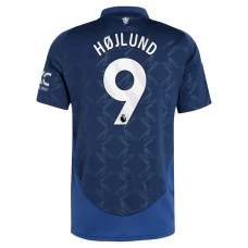 Manchester United FC Højlund 9 Vieraspelipaita 2024-25 Jalkapallo Pelipaidat Peliasut