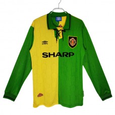 Manchester United FC Kolmas Pelipaita Retro 1992-94 Jalkapallo Pelipaidat Peliasut(L/S)