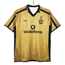 Manchester United FC Kolmas Pelipaita Retro Centenary 2001-02 Jalkapallo Pelipaidat Peliasut