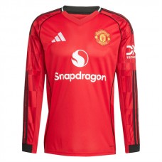 Manchester United FC Kotipelipaita 2025-26 Jalkapallo Pelipaidat Peliasut(L/S)