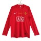 Manchester United FC Kotipelipaita Champions League Final Retro 2007-08 Jalkapallo Pelipaidat Peliasut(L/S)