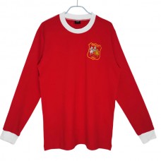 Manchester United FC Kotipelipaita FA Cup Final Retro 1963 Jalkapallo Pelipaidat Peliasut(L/S)