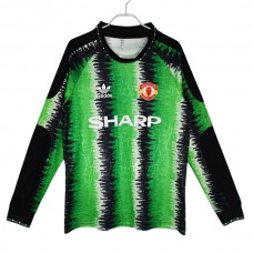 Manchester United FC Kotipelipaita Retro 1990-91 Jalkapallo Pelipaidat Peliasut(L/S)