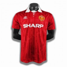 Manchester United FC Kotipelipaita Retro 1992-94 Jalkapallo Pelipaidat Peliasut