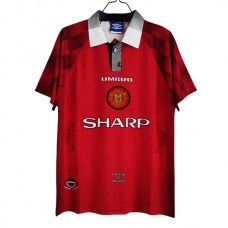 Manchester United FC Kotipelipaita Retro 1996-97 Jalkapallo Pelipaidat Peliasut