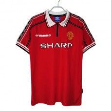 Manchester United FC Kotipelipaita Retro 1998-99 Jalkapallo Pelipaidat Peliasut