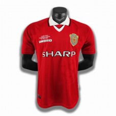 Manchester United FC Kotipelipaita Retro 1999-00 Jalkapallo Pelipaidat Peliasut