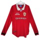 Manchester United FC Kotipelipaita Retro 1999-00 Jalkapallo Pelipaidat Peliasut(L/S)