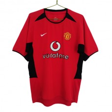 Manchester United FC Kotipelipaita Retro 2002-04 Jalkapallo Pelipaidat Peliasut