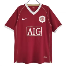 Manchester United FC Kotipelipaita Retro 2006-07 Jalkapallo Pelipaidat Peliasut