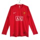 Manchester United FC Kotipelipaita Retro 2007-08 Jalkapallo Pelipaidat Peliasut(L/S)