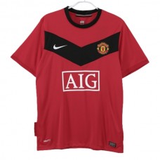 Manchester United FC Kotipelipaita Retro 2009-10 Jalkapallo Pelipaidat Peliasut