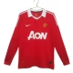 Manchester United FC Kotipelipaita Retro 2010-11 Jalkapallo Pelipaidat Peliasut(L/S)