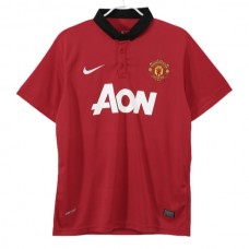 Manchester United FC Kotipelipaita Retro 2013-14 Jalkapallo Pelipaidat Peliasut