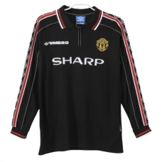 Manchester United FC Kotipelipaita Retro Special Edition 1998-99 Jalkapallo Pelipaidat Peliasut(L/S)