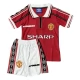 Manchester United FC Lasten Kotipelipaita Retro 1998-99 Jalkapallo Pelipaidat Peliasut