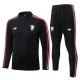 Manchester United FC Lasten Tracksuit 2026-27 - 1-4 Zip Musta