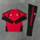 Manchester United FC Lasten Tracksuit 2026-27 - 1-4 Zip Punainen