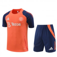 Manchester United FC Lasten Treenipaita Suits 2024-25 - Shorts Oranssi