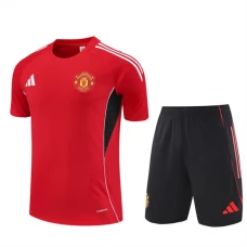 Manchester United FC Lasten Treenipaita Suits 2025-26 - Shorts Punainen