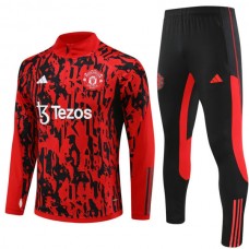 Manchester United FC Lasten Verryttelypuku 2023-24 - 1-4 Zip Camouflage