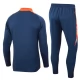 Manchester United FC Lasten Verryttelypuku 2024-25 - 1-4 Zip Laivastonsininen Oranssi