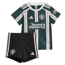 Manchester United FC Lasten Vieraspelipaita 2023-24 Jalkapallo Pelipaidat Peliasut