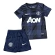 Manchester United FC Lasten Vieraspelipaita Retro 2013-14 Jalkapallo Pelipaidat Peliasut