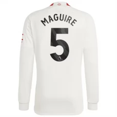 Manchester United FC Maguire 5 Kolmas Pelipaita 2023-24 Jalkapallo Pelipaidat Peliasut(L/S)