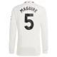 Manchester United FC Maguire 5 Kolmas Pelipaita 2023-24 Jalkapallo Pelipaidat Peliasut(L/S)