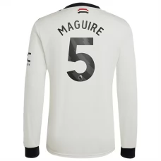 Manchester United FC Maguire 5 Kolmas Pelipaita 2024-25 Jalkapallo Pelipaidat Peliasut(L/S)