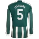 Manchester United FC Maguire 5 Vieraspelipaita 2023-24 Jalkapallo Pelipaidat Peliasut(L/S)