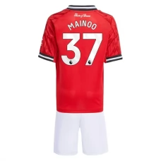 Manchester United FC Mainoo 37 Lasten Kotipelipaita 2025-26 Jalkapallo Pelipaidat Peliasut