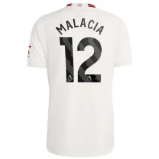 Manchester United FC Malacia 12 Kolmas Pelipaita 2023-24 Jalkapallo Pelipaidat Peliasut