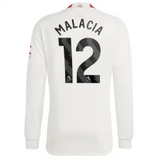 Manchester United FC Malacia 12 Kolmas Pelipaita 2023-24 Jalkapallo Pelipaidat Peliasut(L/S)
