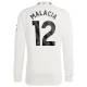 Manchester United FC Malacia 12 Kolmas Pelipaita 2023-24 Jalkapallo Pelipaidat Peliasut(L/S)