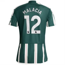 Manchester United FC Malacia 12 Vieraspelipaita 2023-24 Jalkapallo Pelipaidat Peliasut