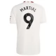 Manchester United FC Martial 9 Kolmas Pelipaita 2023-24 Jalkapallo Pelipaidat Peliasut